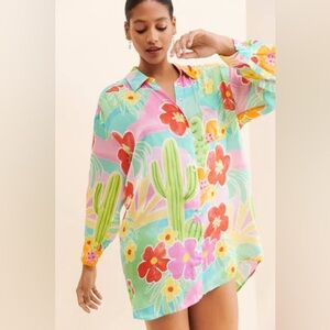 Spell margi hour shirt dress 3x